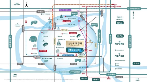 中建壹品鄂旅投东湖学府位置图