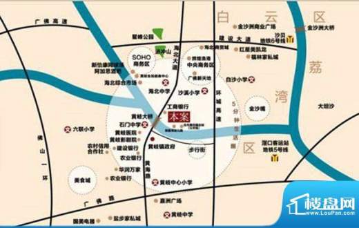 白天鹅花园·御江交通图